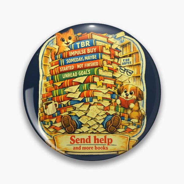 Item preview, TBR Pile – Funny Book Lover Art designed and sold by radiogalaxy.