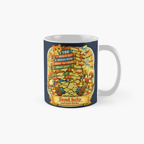 Item preview, TBR Pile – Funny Book Lover Art designed and sold by radiogalaxy.