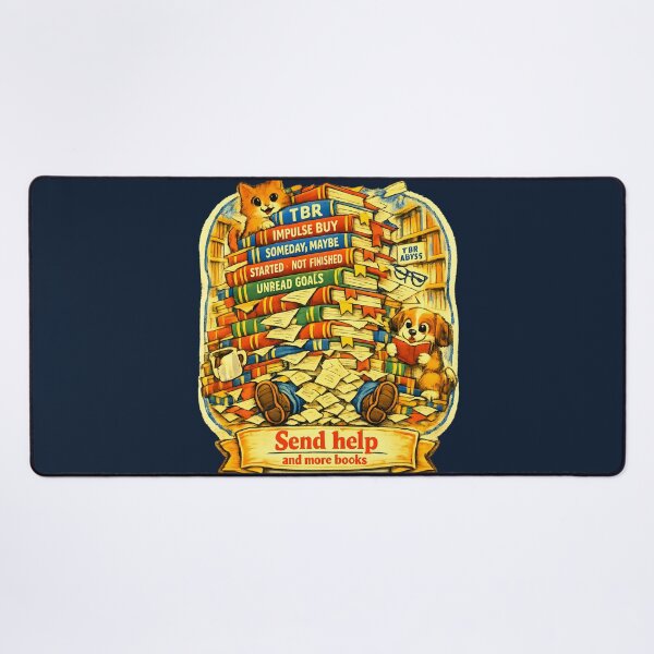 Item preview, TBR Pile – Funny Book Lover Art designed and sold by radiogalaxy.