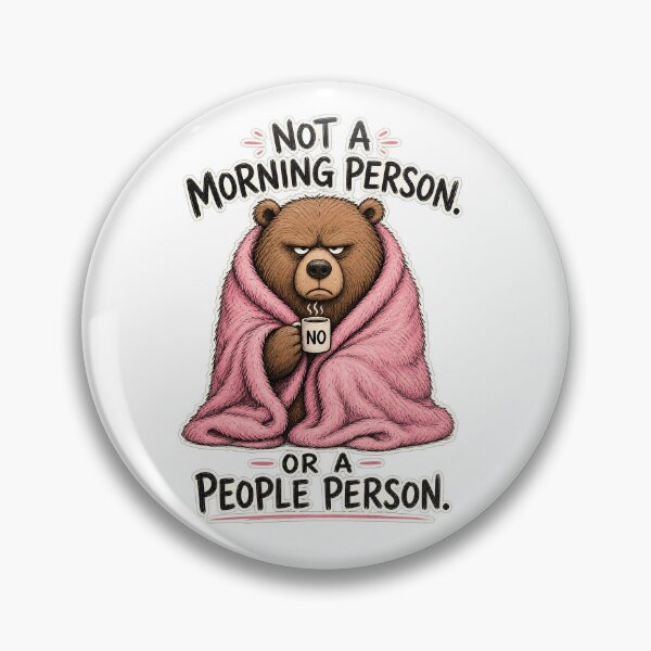 Item preview, NOT A MORNING PERSON OR A PEOPLE PERSON designed and sold by KLUMAG.