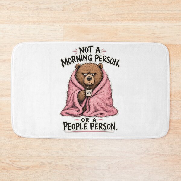Item preview, NOT A MORNING PERSON OR A PEOPLE PERSON designed and sold by KLUMAG.