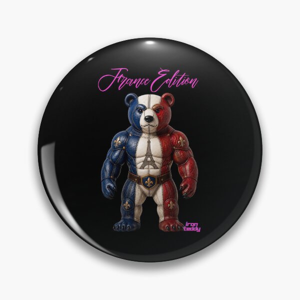 Item preview, Iron Teddy France – French Bear Warrior designed and sold by Woof-zil.