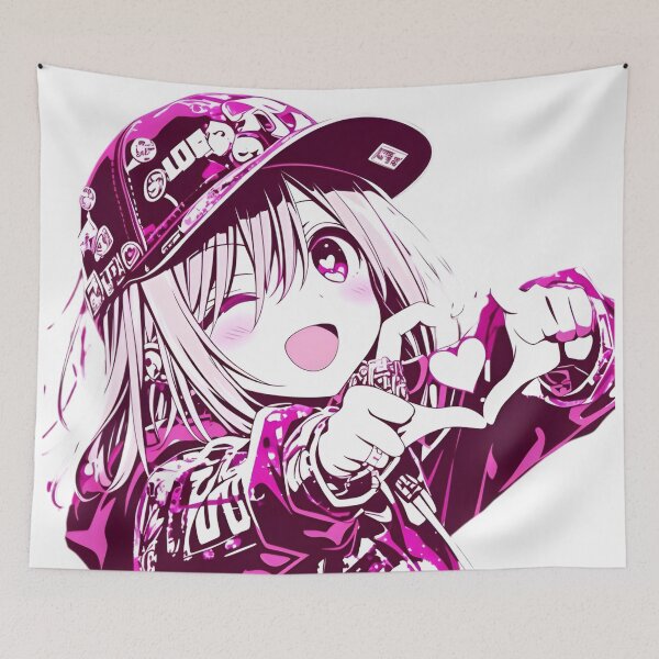 Item preview, Neon Kawaii Streetwear Girl – Pink Pop Anime Graffiti Art designed and sold by Dyan4.