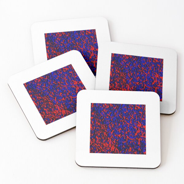 Item preview, Brushstrokes Fireblu Doom Classic Texture Pattern 1993 designed and sold by BubblePopRed.