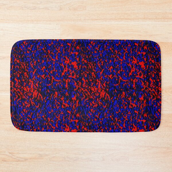 Item preview, Brushstrokes Fireblu Doom Classic Texture Pattern 1993 designed and sold by BubblePopRed.