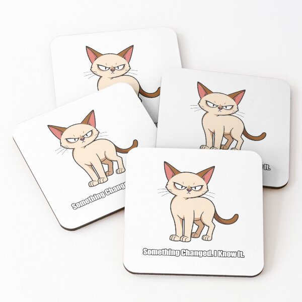 Item preview, Siamese - Something Changed I Know It - Funny Suspicious Siamese Gift designed and sold by pawdrops.