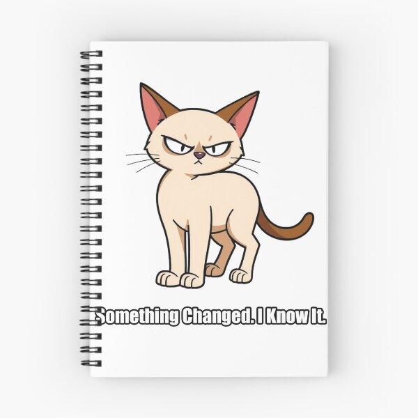 Item preview, Siamese - Something Changed I Know It - Funny Suspicious Siamese Gift designed and sold by pawdrops.