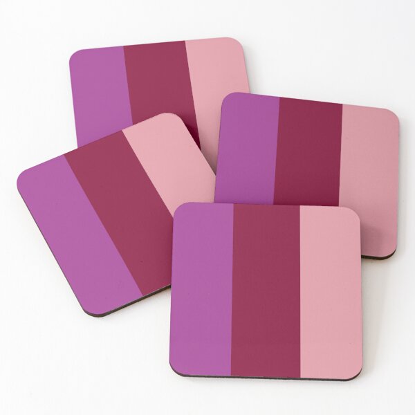 Item preview, Color Bands Three Shades Purple Magenta Pink designed and sold by taiche.