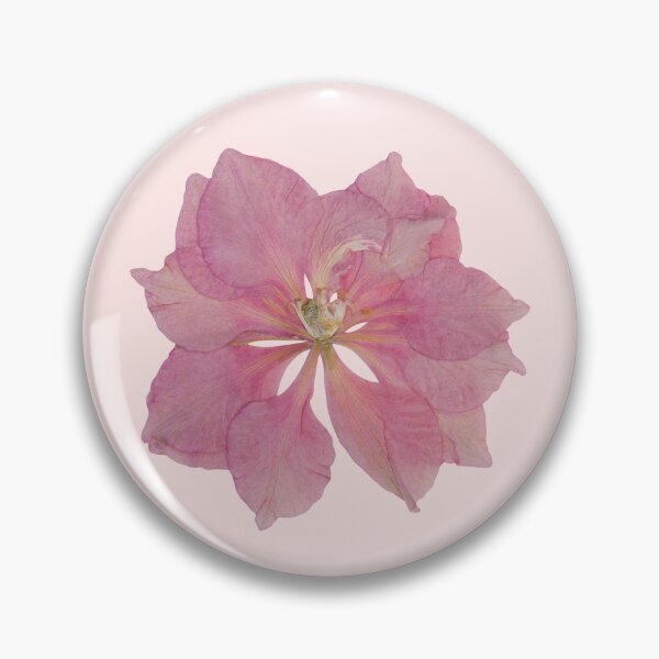 Item preview, Pressed Pink Flower — Pastel Floral Illustration designed and sold by PenseeVagabonde.