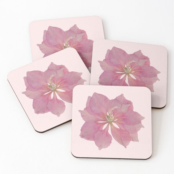 Item preview, Pressed Pink Flower — Pastel Floral Illustration designed and sold by PenseeVagabonde.