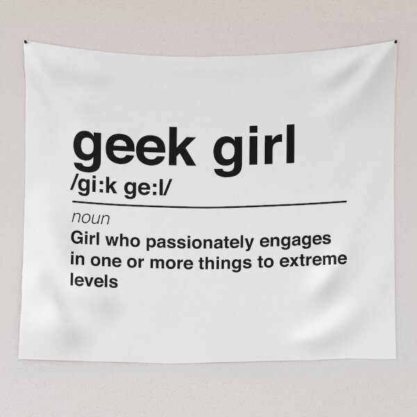Item preview, Geek girl definition designed and sold by KeepOnCoding.