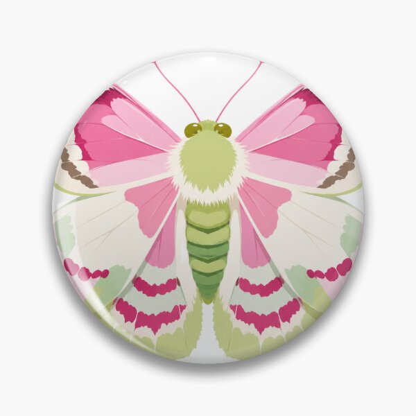 Item preview, Pastel Pink Butterfly Nature Illustration designed and sold by minbadesign.
