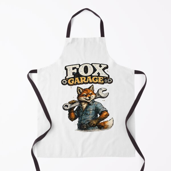 Item preview, Fox Garage Vintage Mascot designed and sold by Drofted.