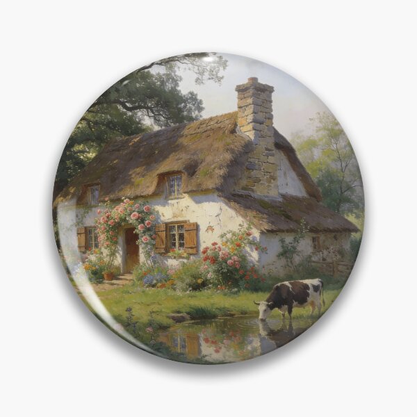 Item preview, Morning Reflections at the Thatched Cottage designed and sold by BlareBlare.