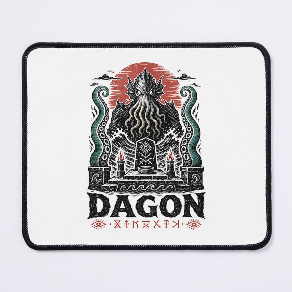 Item preview, Dagon Cosmic Horror Eldritch Sea Deity HP Lovecraft Cthulhu designed and sold by Fenay Designs.