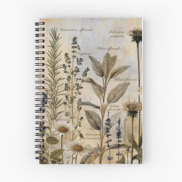 Item preview, Wall Art - Postcard - T-shirt: Vintage Botanical Medicine – Herbal Elegance designed and sold by ForeverPrintsOK.