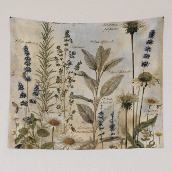 Item preview, Wall Art - Postcard - T-shirt: Vintage Botanical Medicine – Herbal Elegance designed and sold by ForeverPrintsOK.