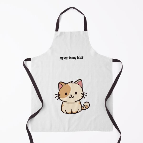 Item preview, My Cat Is My Boss Funny Cat Lover Quote T-Shirt Design designed and sold by Lylistudio.