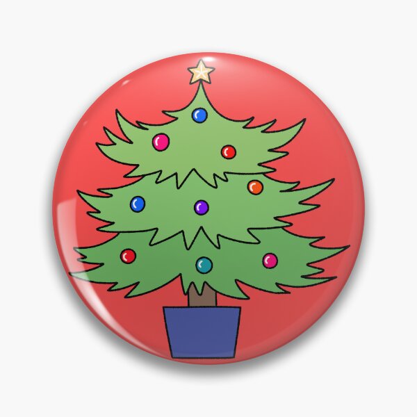 Item preview, Cute Christmas Tree with Colorful Ornaments designed and sold by ubborn.