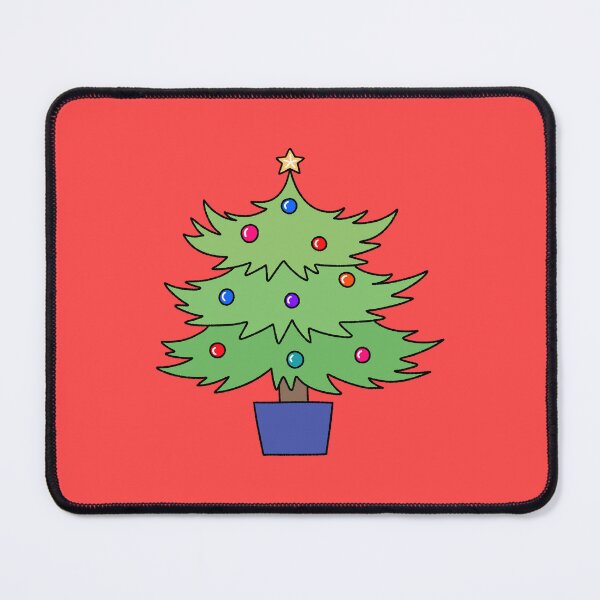 Item preview, Cute Christmas Tree with Colorful Ornaments designed and sold by ubborn.