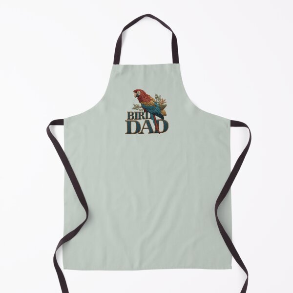 Item preview, Bird Dad Embroidered Parrot Design designed and sold by MegaNovaArt.
