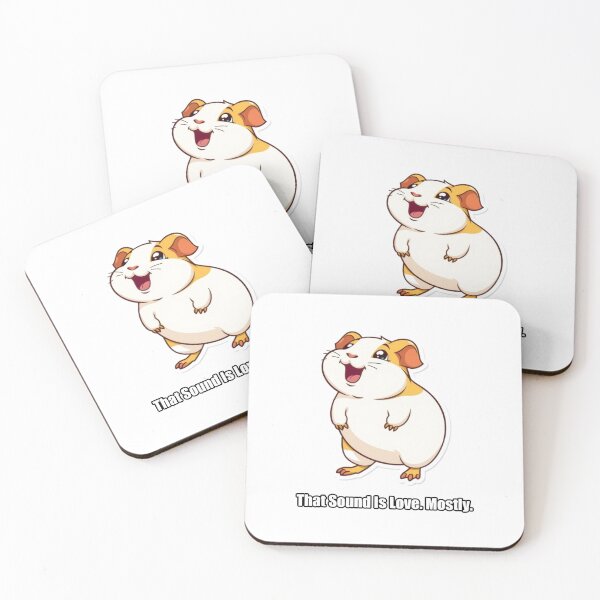 Item preview, Guinea Pig - That Sound Is Love Mostly - Funny Wheeking Guinea Pig Gift designed and sold by pawdrops.