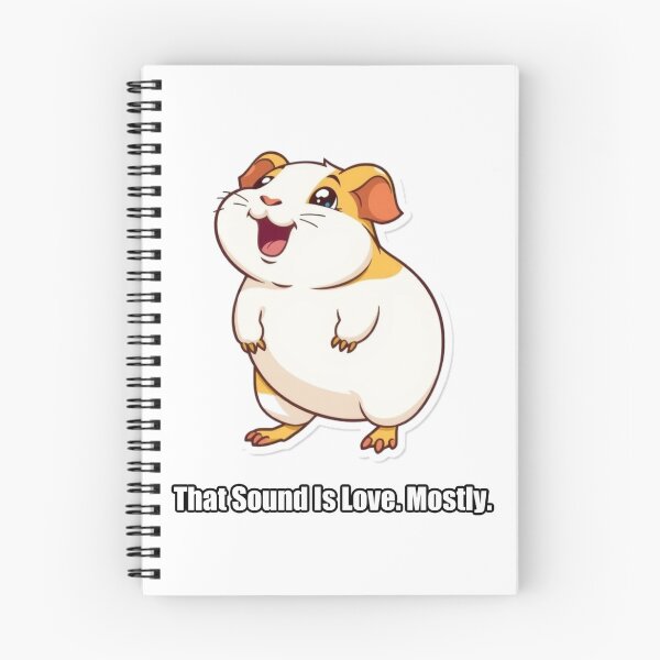 Item preview, Guinea Pig - That Sound Is Love Mostly - Funny Wheeking Guinea Pig Gift designed and sold by pawdrops.