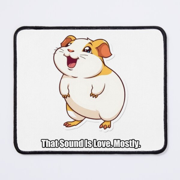 Item preview, Guinea Pig - That Sound Is Love Mostly - Funny Wheeking Guinea Pig Gift designed and sold by pawdrops.