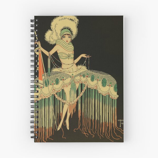 Item preview, Art Deco Poster Vintage Showgirl Flapper Illustration for Retro Glam Aesthetic Lovers designed and sold by RickE.