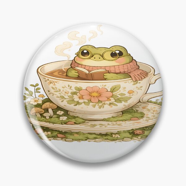 Item preview, Cute Frog Reading Book T-Shirt | Cottagecore Book Lover Gift designed and sold by RizRay.