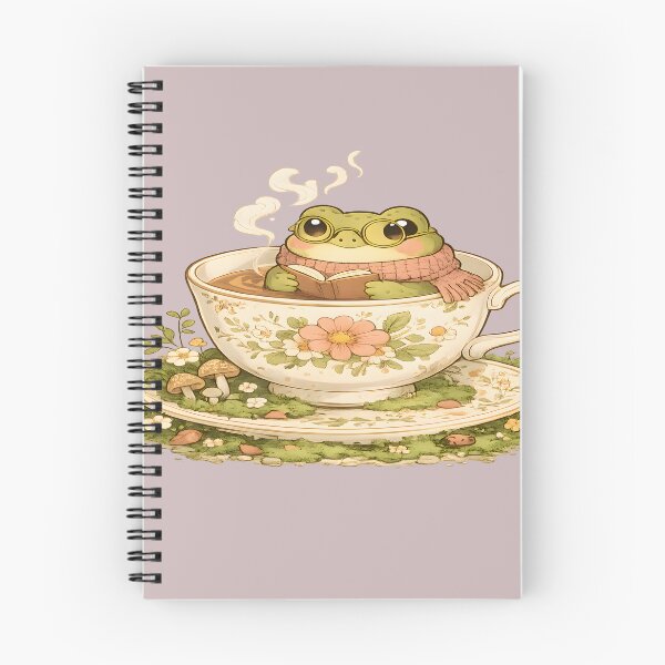 Item preview, Cute Frog Reading Book T-Shirt | Cottagecore Book Lover Gift designed and sold by RizRay.