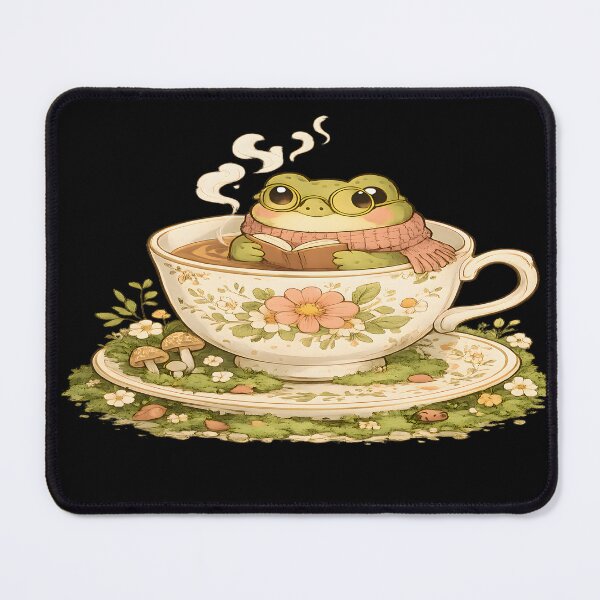 Item preview, Cute Frog Reading Book T-Shirt | Cottagecore Book Lover Gift designed and sold by RizRay.