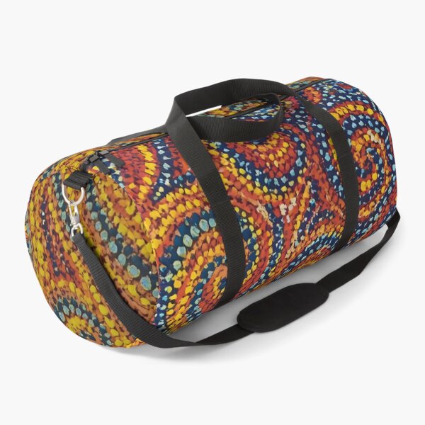 Item preview, Aboriginal Inspired Dot Art - Lava Sand Water Curls designed and sold by GrinGalore.