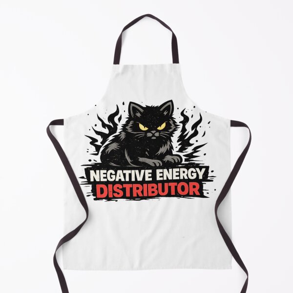 Item preview, Negative energy distributor funny cat designed and sold by GIFT4S.