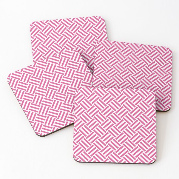 Aperçu de l'œuvre tresse blanche et rose vif créée et vendue par pattern-archive.