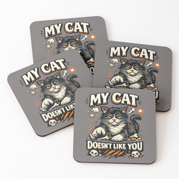 Item preview, My Cat Doesn't Like You Funny Angry Cat designed and sold by Mr Lee.