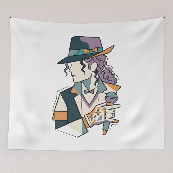 Item preview, Michael Jackson Minimal Abstract Fan Art designed and sold by Dhenin Studio.