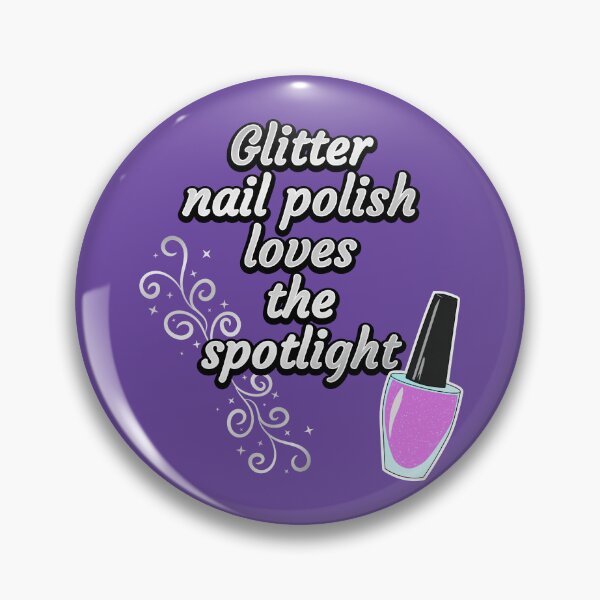 Item preview, Glitter nail polish designed and sold by RedPoppyStudio.