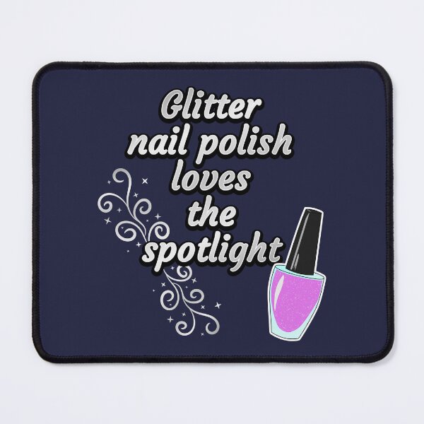 Item preview, Glitter nail polish designed and sold by RedPoppyStudio.