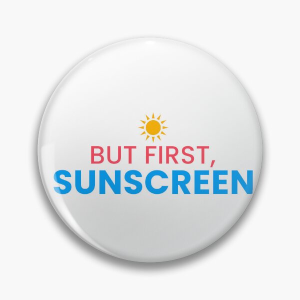 Item preview, But First Sunscreen Funny Summer Beach Tee designed and sold by 7Four1 Designs.