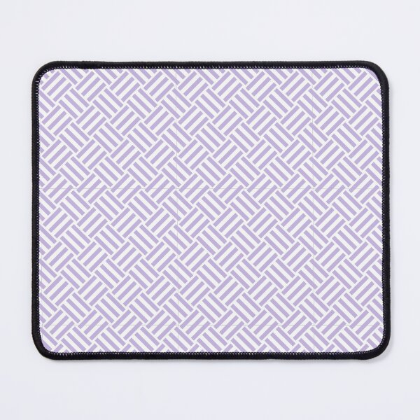 Item preview, White and Lavender basket weave designed and sold by pattern-archive.