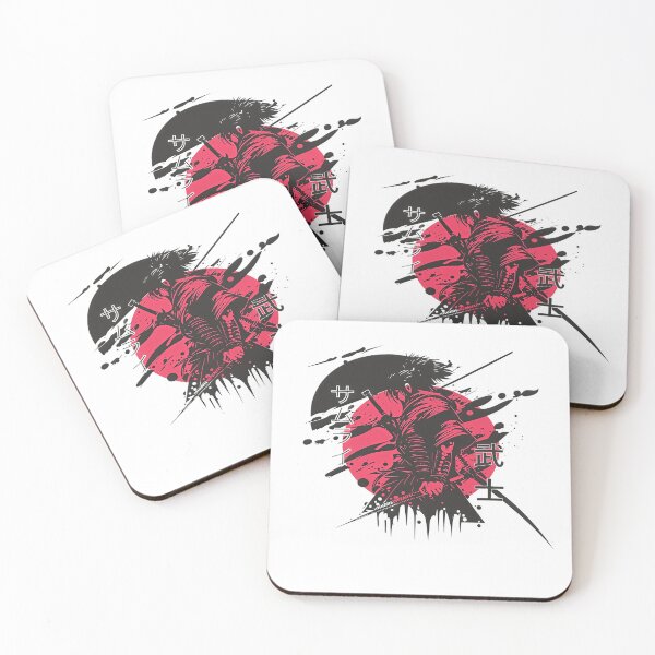 Item preview, Crimson Shadow Samurai – Japanese Streetwear Warrior Design designed and sold by Artisan Finds Online.