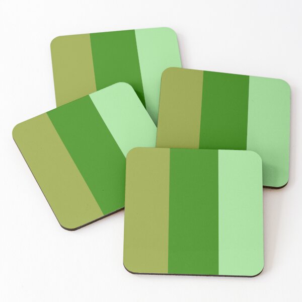 Item preview, Color Bands Three Shades Khaki Green Mint designed and sold by taiche.