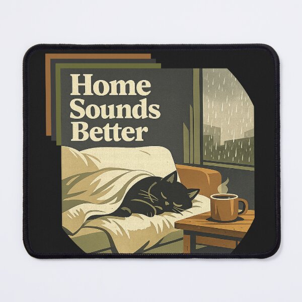 Item preview, Home Sounds Better designed and sold by QuietNovaShop.