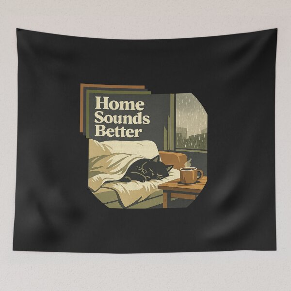Item preview, Home Sounds Better designed and sold by QuietNovaShop.