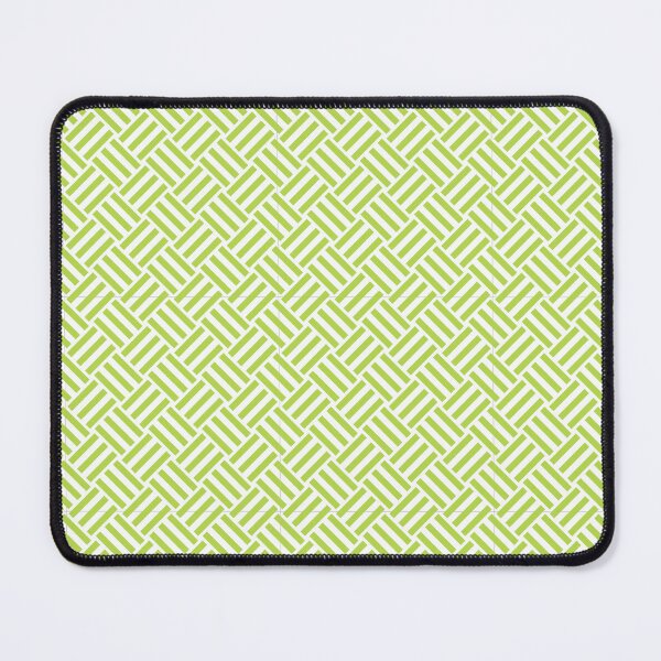 Item preview, White and Lime basket weave designed and sold by pattern-archive.