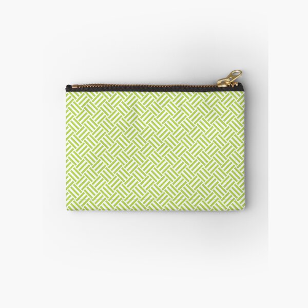 Item preview, White and Lime basket weave designed and sold by pattern-archive.