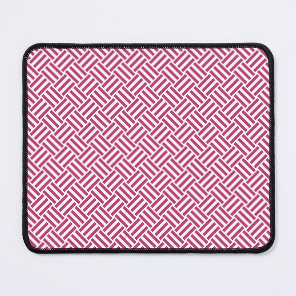 Item preview, White and Magenta basket weave designed and sold by pattern-archive.