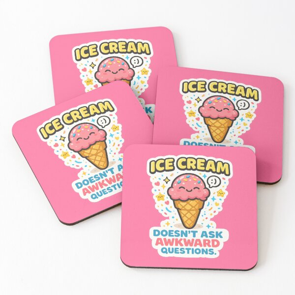Item preview, Ice Cream Doesn't Ask Awkward Questions designed and sold by xmoudx.
