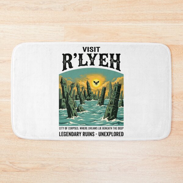 Item preview, Visit Rlyeh City of Corpses HP Lovecraft Sunken Ruins Graphic designed and sold by Fenay Designs.